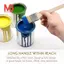 Bàn chải tản nhiệt đầu lông giả bằng gỗ rộng 2 inch