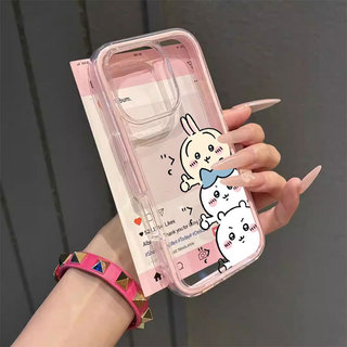 Ốp lưng 2 trong 1 viền rời cho iPhone 17/16/15/14/13/12/11 Pro Max Plus chất liệu TPU mềm mại, nhiều màu sắc hoạt hình