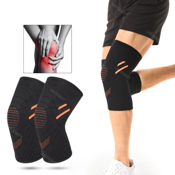 1 Chiếc Nẹp Đầu Gối Giảm Đau Đầu Gối Nữ & Nam - Nẹp Đầu Gối Nén Tay, Hỗ Trợ Cho Đau Rách Co Giãn, ACL & Arth