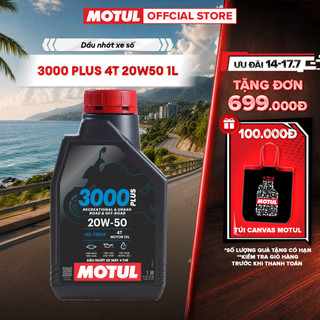 Dầu nhớt xe máy MOTUL 3000 PLUS 4T 20W50 1L