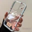 Ốp điện thoại mềm trong suốt chấm bi màu đỏ hoạt hình cho iPhone 17 16 15 14 13 12 11 Pro Max