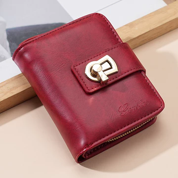 ví cầm tay nữ ví cầm tay nữ sang chảnh 2026 Ví Phong Cách Mới Nữ Ngắn Nhiều Thẻ Dây Kéo Ví Đựng Tiền Xu Dung Tích Lớn Khóa Ví Phiên Bản Hàn Quốc Ví