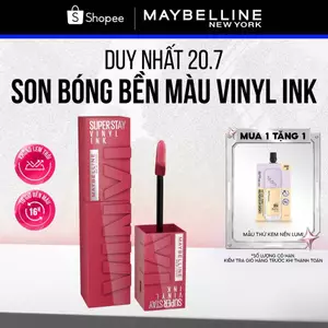 Son Bóng Bền Màu Nhẹ Môi Superstay Vinyl Ink Maybelline New York 4.2ml