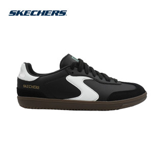 Giày Thể Thao Nam Skechers Court Classics Hotshot Claspe - 254155-BKW Air-Cooled Memory Foam