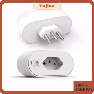 Ổ cắm thông minh YUJINX, Khóa trẻ em Điều khiển bằng giọng nói Bộ chuyển đổi phích cắm thông minh, Giám sát nguồn điện Tuya Kết nối WiFi Bộ chuyển đổi ổ cắm thông minh Quản lý điện gia đình