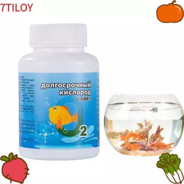 7TILOYSHOP Máy tính bảng oxy bể cá, Máy khử mùi hiệu quả Bể cá Viên oxy dài hạn, Dụng cụ tạo oxy đa năng Vệ sinh mạnh mẽ Viên tảo làm sạch