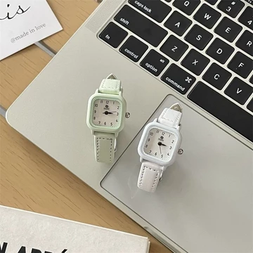 Bán Chạy Đồng Hồ Vuông Nhỏ Đồng Hồ Nữ Thời Trang Đơn Giản Thắt Lưng Sinh Viên Đảng Niche Đồng Hồ Nhỏ Thi Kỹ Thuật Số Đồng Hồ Nữ