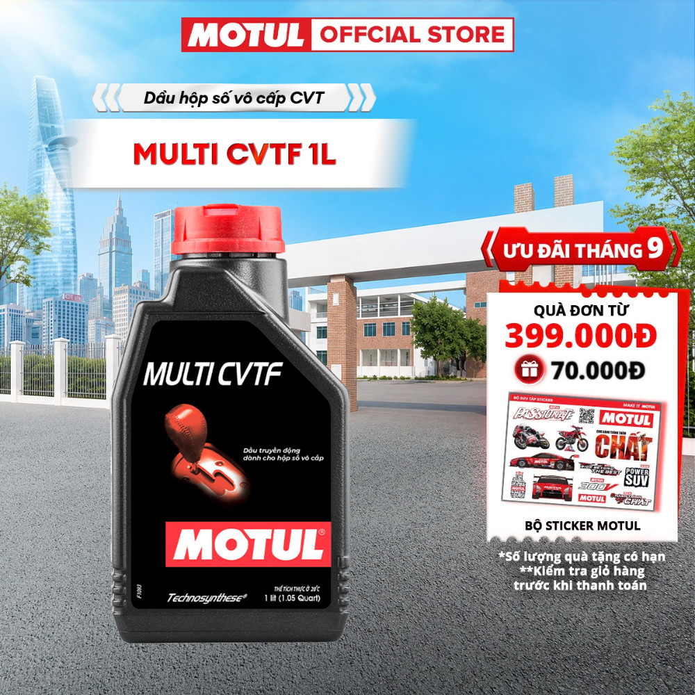 Dầu nhớt hộp số vô cấp CVT xe ô tô MOTUL MULTI CVTF 1L VN