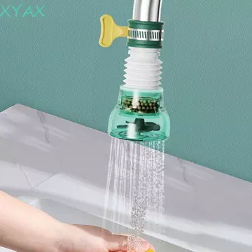 Đầu vòi lọc nước XYAX, Bộ lọc vòi tiết kiệm nước chống bắn, Vòi lọc nước có thể xoay 360 độ đa năng