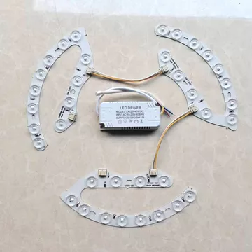 Quạt Trần Đèn led Bảng Điều Chỉnh Đèn Tròn Bảng Đèn Quạt Đèn Thay Thế Ống Kính Wick Bảng Đèn Móng Ngựa Đèn Trần Nguồn