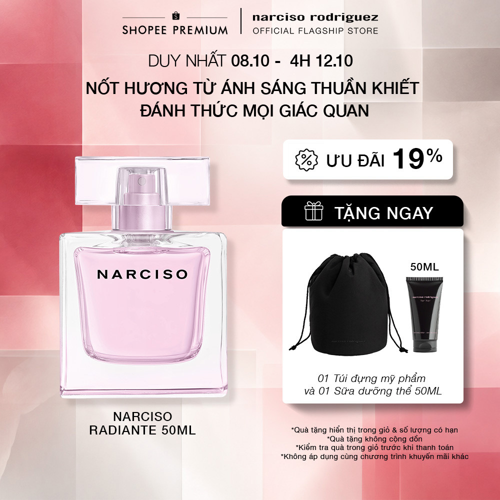 Nước Hoa nữ Narciso Rodriguez Narciso Eau De Parfum Radiante 50ml
