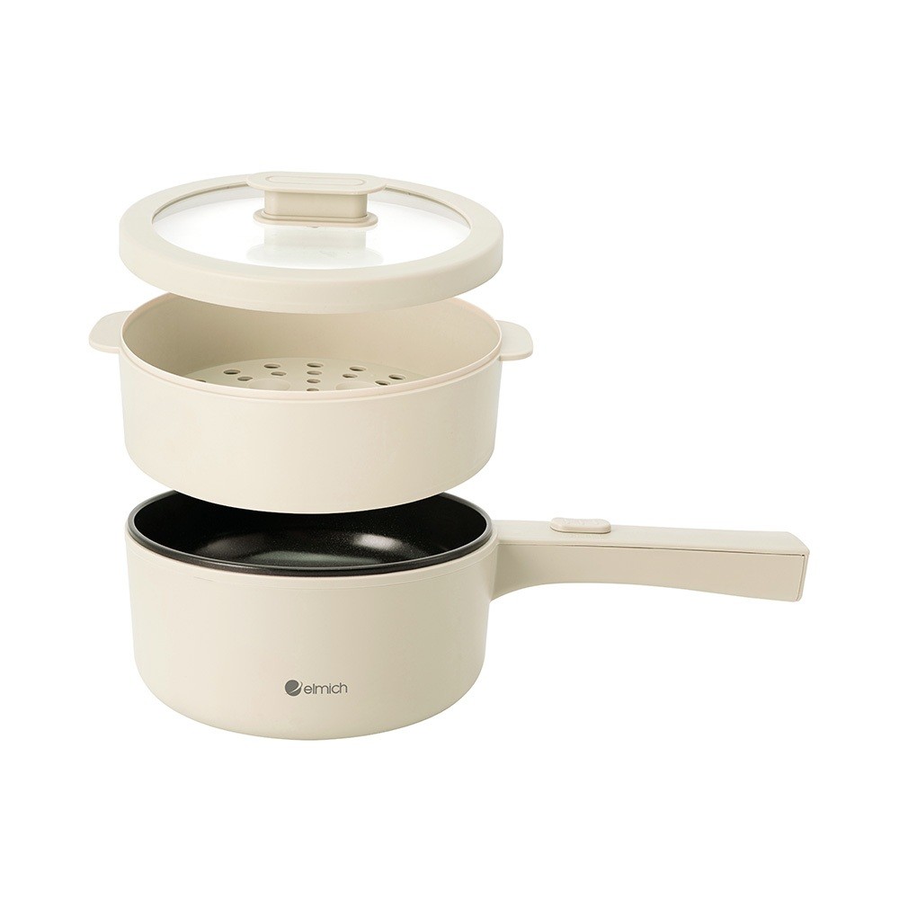 Nồi Điện Mini Đa Năng Elmich MPE-9121MG / MPE-9121AW / MPE-3911DB 1.5L 700W – Tiện Lợi, An Toàn