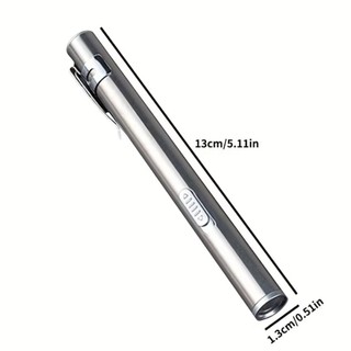 Đèn Led kẹp bút FANGHUI bằng thép không gỉ, dễ dàng sạc lại qua USB - Phù hợp cho học sinh và sử dụng linh hoạt mọi lúc mọi nơi