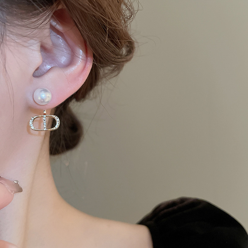 Bông Tai Ngọc Trai 925 Tremella Kim, Phong Cách Cổ Điển, Thích Hợp Cho Nữ
