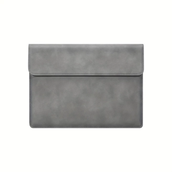 Tay áo máy tính xách tay giả da cao cấp Ardissi cho MacBook Air 13 "Thiết kế hình học dáng rộng, TSA Bảo vệ bền bỉ cho MacBook Air 13" & 14 "Màu xám nhạt, tay áo MacBook, túi đựng máy tính xách tay