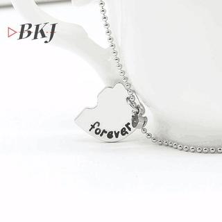 [KJ] 3 Cái / bộ Vòng Cổ Mặt Dây Chuyền Nối Trái Tim Người Bạn Thân Nhất Bff Tình Bạn Cặp Đôi Vòng Cổ Trang Sức Thời Trang [Mới]