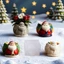 SA Santa Face Khuôn Silicon Cho Máy Trồng Bê Tông Nhựa Nghệ Thuật Và Quà Tặng Lễ Hội