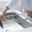Rổ Lưới Inox 304 Kéo Giãn Bồn Rửa Chén - Rổ Rửa Rau Củ Quả, Giá Úp Chén Bát Thoát Nước Tiện Lợi