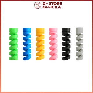 Bọc đầu sạc chống gãy, thanh quấn bảo vệ cáp sạc silicon, dùng cho dây điện thoại - BVCSSLN