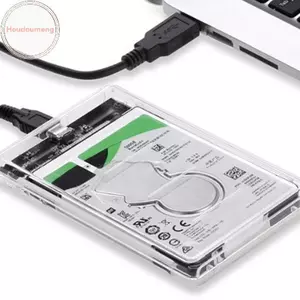 Ổ cứng gắn ngoài trong suốt Hodou 2.5or3.0 Inch HDD SSD Case Micro-b sang USB3.1 4TB Vỏ ổ cứng Tương thích UASP SATA III Laptop VN