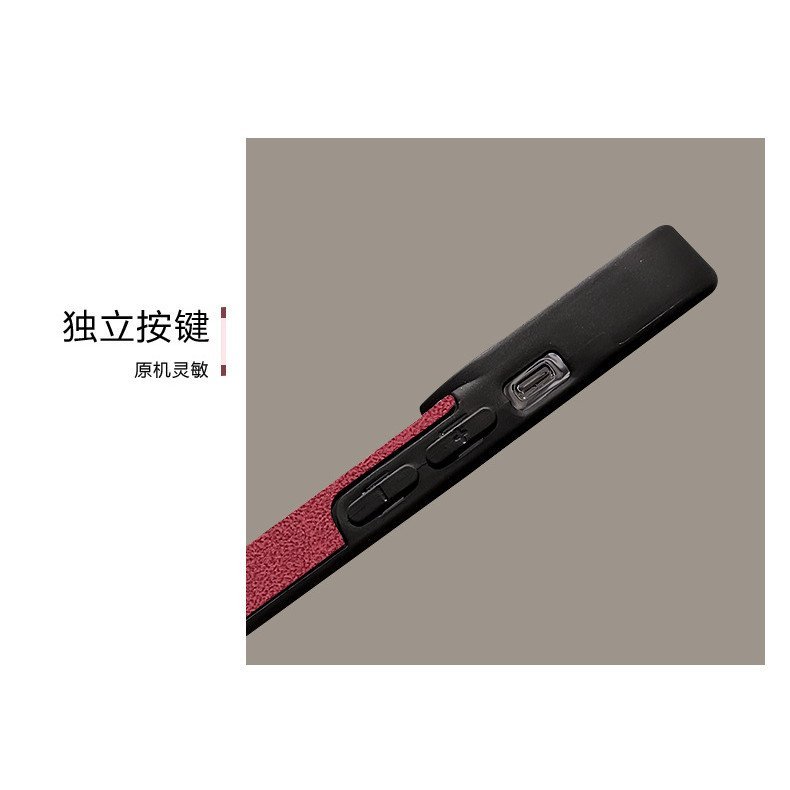 Rượu Vang Đỏ May Mắn Pony Dây Thích Hợp Cho 17 Vỏ Điện Thoại Năm Mới iphone15promax Cửa Sổ Lớn 14 Silicone 13 12 11 16