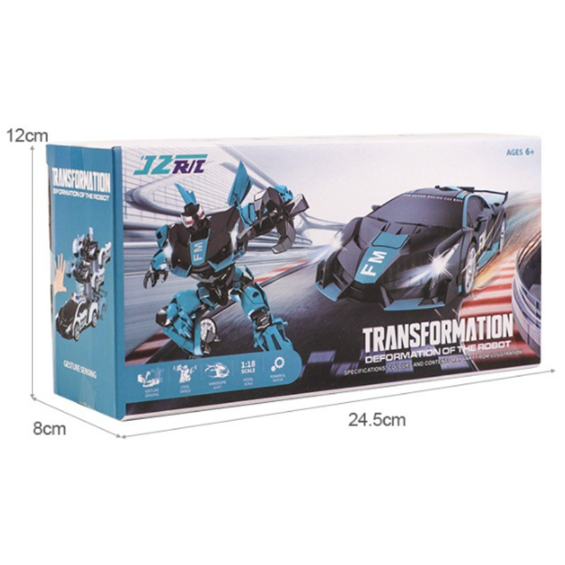 Ô Tô điều Khiển Từ Xa Biến Hình Robot,Thiết Kế đa Chức Năng,Có Thể Xoay 360 độ Với đèn LED
