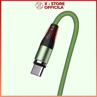 Cáp sạc hít nam châm đa năng, dây sạc dù Type C/LN/Micro, sạc nhanh, đèn LED, bảo vệ chân sạc - DSNCGR