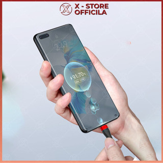 Cáp sạc đa năng 3 trong 1 tự ngắt 100W, dây sạc bọc dù Type C/LN/Micro, bảo vệ pin điện thoại - DS3D100W
