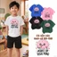 Áo thun bé trai thời trang Năng động bé từ 10-40kg Mặc hằng ngày