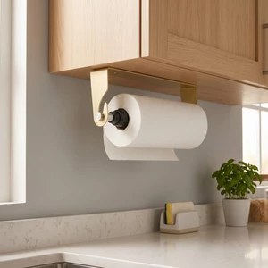 Giá đỡ khăn giấy treo tường Giá đỡ khăn giấy chắc chắn Phần cứng dễ dàng làm sạch không gian Tiết kiệm cho chủ nhà, nhà bếp, phòng tắm