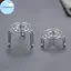 Pufangbliss 2 Chiếc Thép Không Gỉ Mini Hấp Ra Có Thể Điều Chỉnh Chiều Cao Và Chân Nhỏ Để Nấu Ăn Tiện Lợi VN