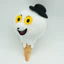 PS1 Art the Clown Plushie Weird Ice Cream Cone Plushie Búp bê sang trọng có mũ đen SP1