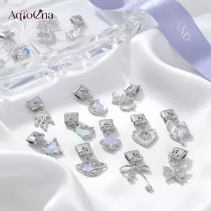 AqToCna Ý Quyến Rũ Vòng Tay Quyến Rũ Mặt Trăng Bướm Sao Biển Vỏ Mặt Dây Chuyền Thép Không Gỉ Cho Sáng Tạo Phụ Kiện Thời Trang Quà Tặng AqToCna