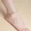 PNPIA- Nữ Gợi Cảm Đôi Dây Xích Vòng Tay Mắt Cá Chân Chân Trần Sandal Đi Biển Chân Trang Sức
