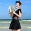 OZCN Cổ Tích Fan Barbie Đồ Bơi Nữ Phong Cách Mới Hợp Thời Trang Bao Bụng Ôm Hơn Nhìn Một Mảnh Mùa Xuân Nóng Thời Trang Mùa Hè Đồ Bơi Ngoài Trời Bảo Quản
