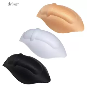 DELMER Quần Lót Xốp Thảm Di Động Mềm Bọt Biển Bơi Bảo Vệ Miếng Lót Bảo Vệ Trước Bulge Mở Rộng Nam 3d Xốp Đế Lót Ly