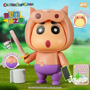 Bán chạy Crayon Shin-Chan Salvation Hero Series Búp bê lắp ráp vui nhộn có thể lồng tiếng Zaemon Shin-Chan Quà tặng trang trí búp bê- * - &
