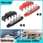 Belleshopp Belleshopp 2 Chiếc M8 250A Vít Nhà Ga Bus Thanh Khối Phân Phối Điện ABS Hợp Kim Kẽm DC 48V 4 Ô Tô