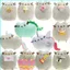 HK1 Pusheen Mèo Plushie Đồ Ăn Nhẹ Dễ Thương Kỳ Lân Khủng Long Chủ Đề Mềm Nhồi Bông Búp Bê Mèo Quà Tặng KH1