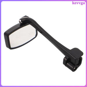 Kẹp ABS màu đen- Gương chiếu hậu có thể điều chỉnh cho kính xe đạp Mũ bảo hiểm đi xe đạp an toàn kevga