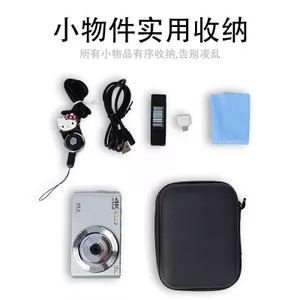 Túi đựng máy ảnh CCD chống nước bằng da Thích hợp cho hộp lưu trữ máy thẻ cổ điển Vỏ cứng Đệm chống sốc di động