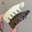 Kẹp Đuôi Ngựa Cao Mờ Màu Chuối Kẹp Nữ Phụ Kiện Phong Cách Tóc Đuôi Ngựa Thời Trang Barrettes Vuốt Tóc Kẹp Tóc [Mina]