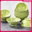 JASMINE Chống Phá Vỡ Melamine Mì Bát Hoa Thiện Bát Lớn Súp Nhựa Thực Phẩm Bộ Đồ Ăn Giả Sứ Xanh 7 / 8 / 9 Inch JASMINE