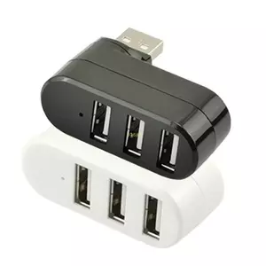 Btsg USB Hub 2 0 Adapter Xoay Tốc Độ Đầu Đọc Đĩa U Bộ Chia 3 Cổng USB 2 0