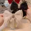 JULYHOT Mới Kẹp Tóc Vải Satin Trang Trí Nơ Kim Cương Giả Bla Kích Thước Lớn Kẹp Tóc Phụ Kiện Dành Cho Nữ Cô Gái Massivedeals