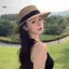 JULYHOT Mũ Rơm Đi Biển Nữ Thời Trang Pháp Flat Top Mũ Chống Nắng Vành Rộng Chống Tia UV Cho Kỳ Nghỉ Du Lịch Massivedeals