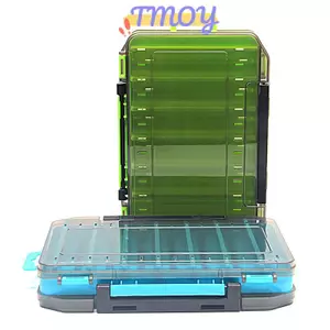 TMOY Câu Chuyện Câu Cá Hộp 14 Ngăn Phụ Kiện Câu Cá Dụ Móc Bảo Quản Hộp Đựng Dụng Cụ Câu Cá Hai Mặt Hộp Sắp Xếp TMOY