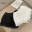 LUImo Uncurled Rời Đáy Bánh Váy Ren Quần Short An Toàn Cho Nữ SBS