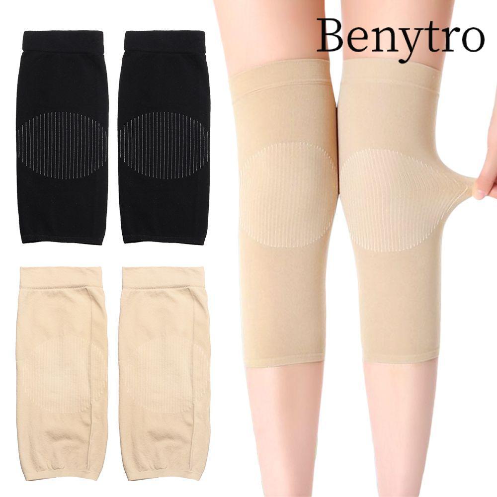 BENYTRO 1 Cặp Ấm Chân Co Giãn Chân Ngắn Bao Giảm Đau Miếng Lót Bảo Vệ Đầu Gối