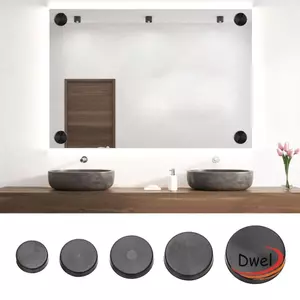 DWEL Vít Nắp Trang Trí Cải Thiện Nhà Quảng Cáo Ốc Vít Móng Tay Nội Thất Phần Cứng Gương Sửa Móng Tay
